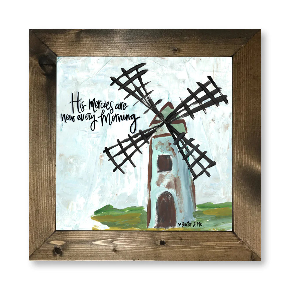 Windmill Mercies Framed Art