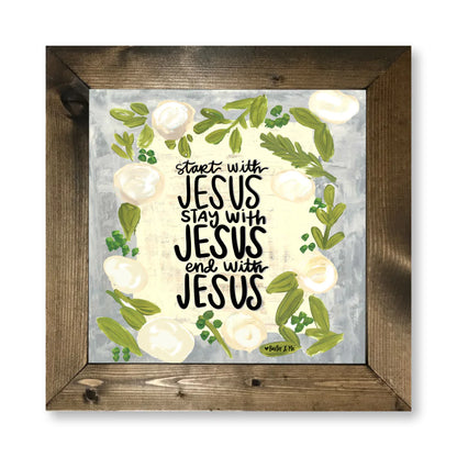 Jesus Jesus Jesus Framed Art