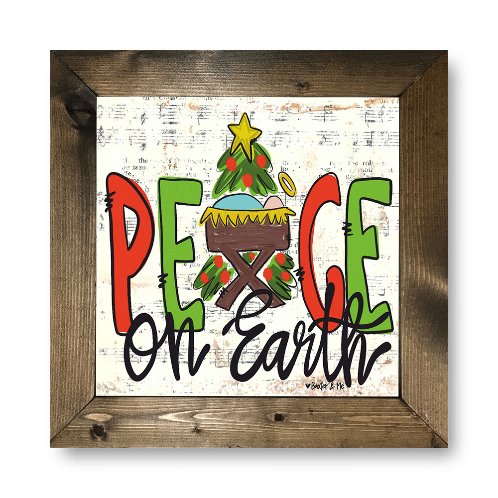 Peace On Earth - Framed Art