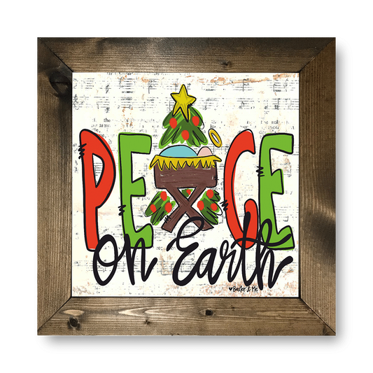 Peace On Earth - Framed Art