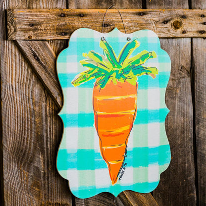 Carrot Door Hanger