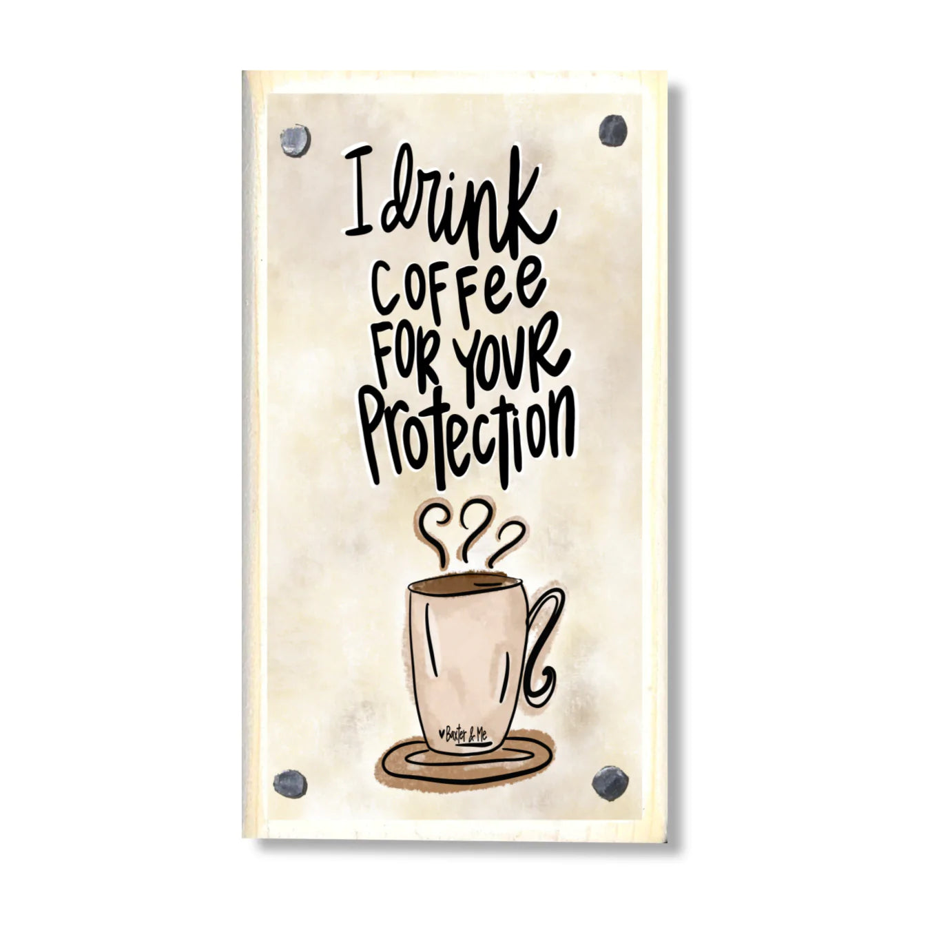 Coffee Protection Happy Block