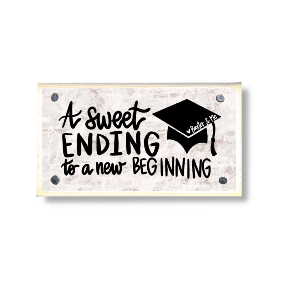 Graduation - New Beginning Happy Block