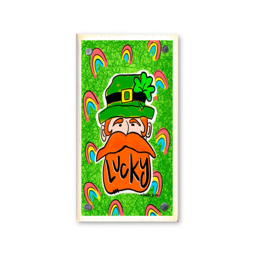 Lucky Leprechaun Happy Block