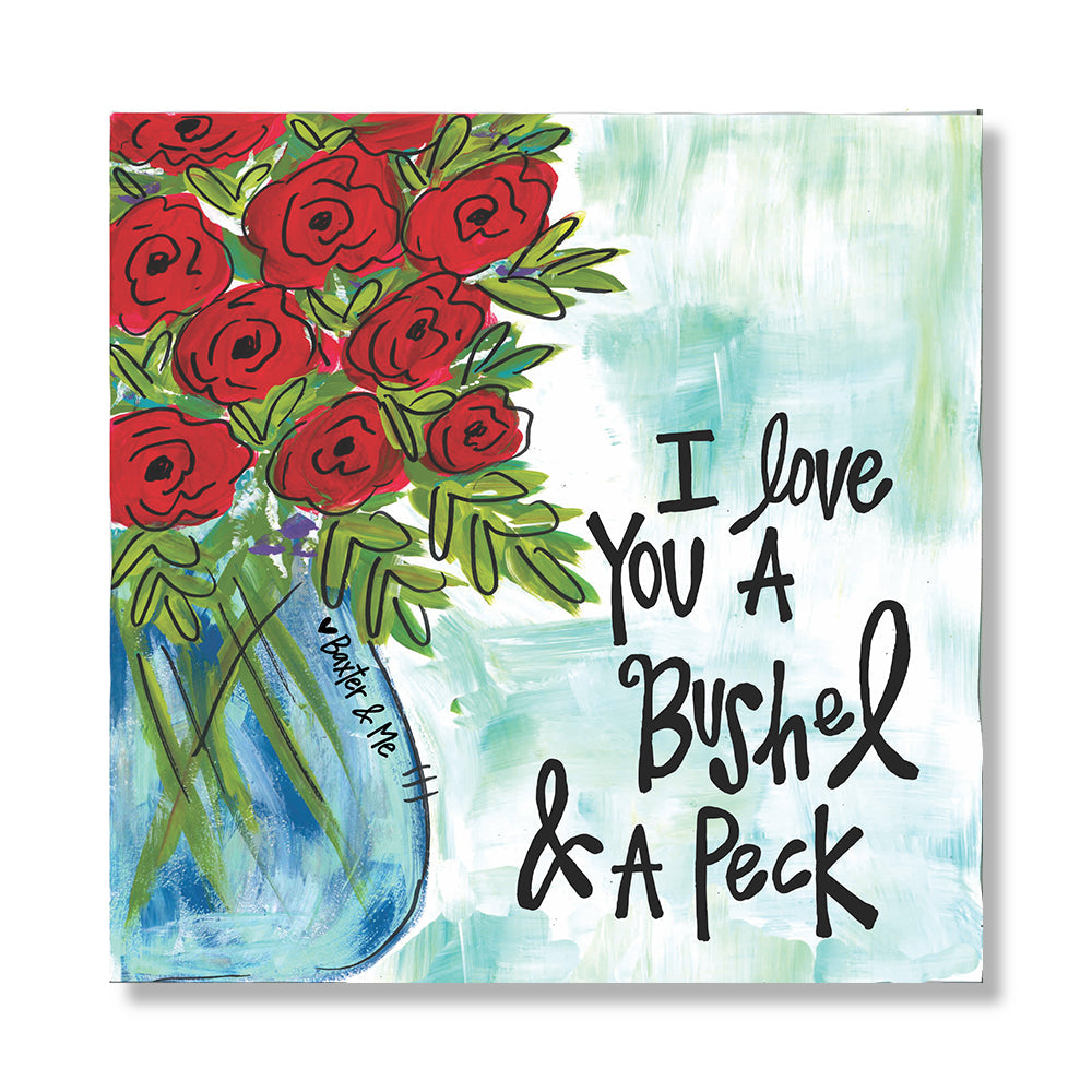 Bushel & A Peck - Wrapped Canvas