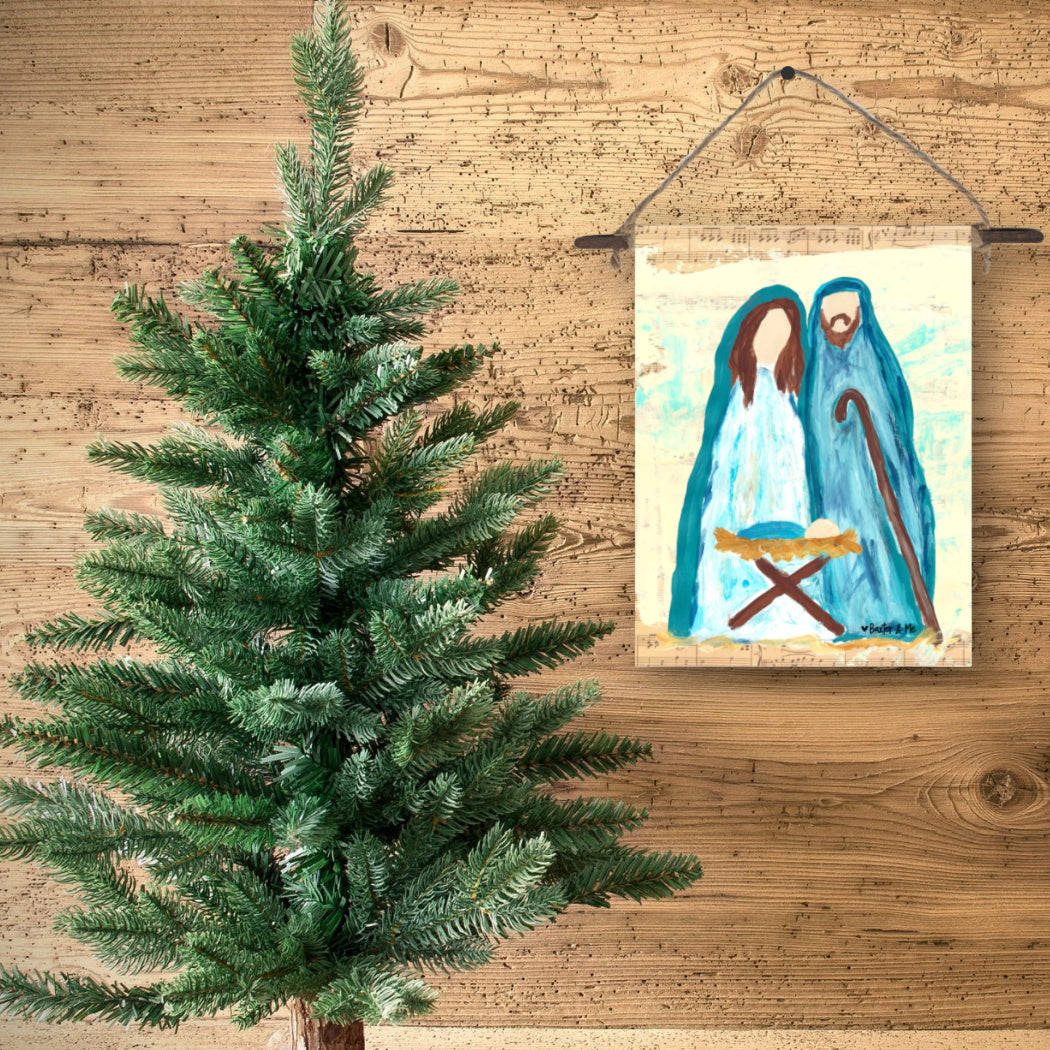 Simple Nativity Mini Wall Hanging
