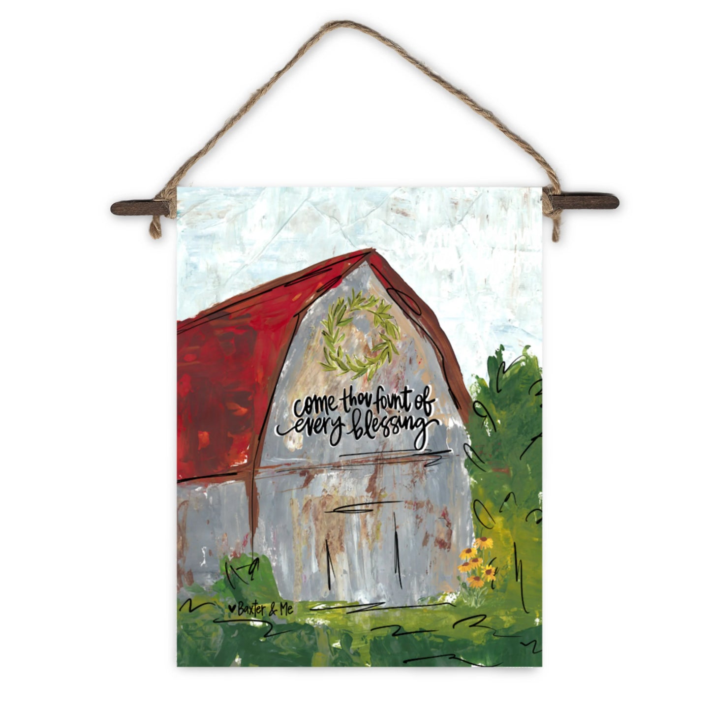 Every Blessing Barn Mini Wall Hanging