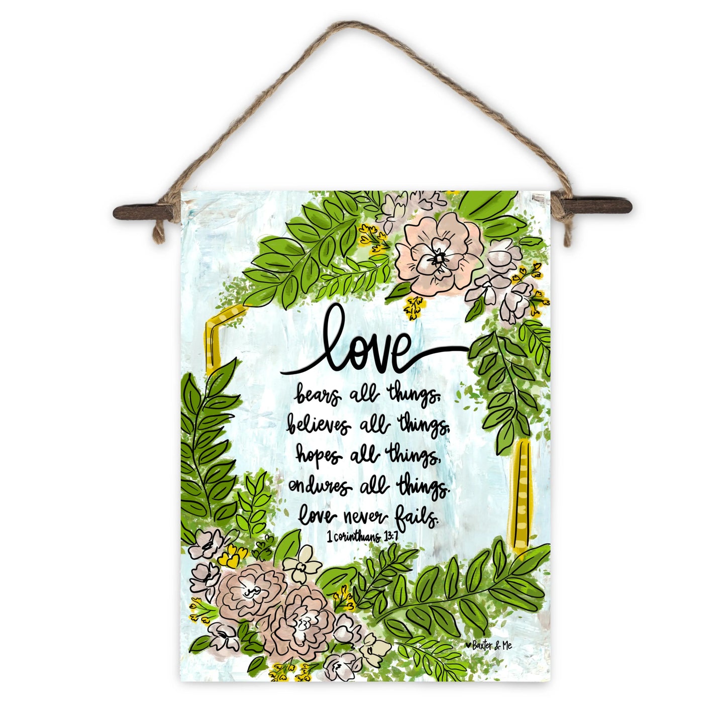 Love All Things Mini Wall Hanging