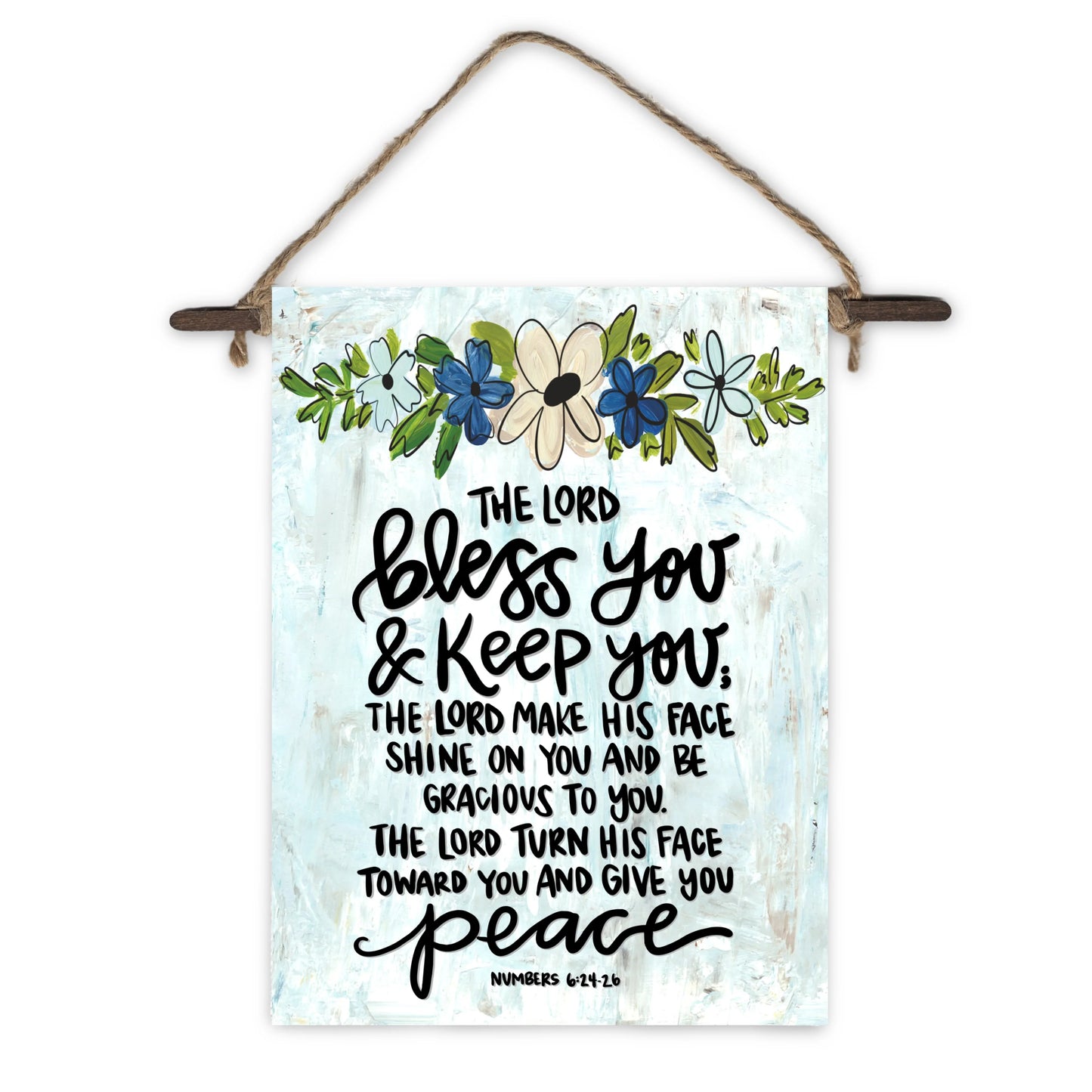 The Lord Bless You Mini Wall Hanging