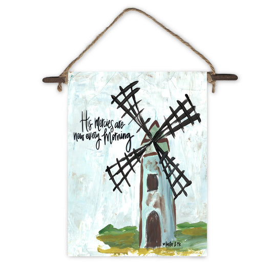 Windmill Mercies Mini Wall Hanging