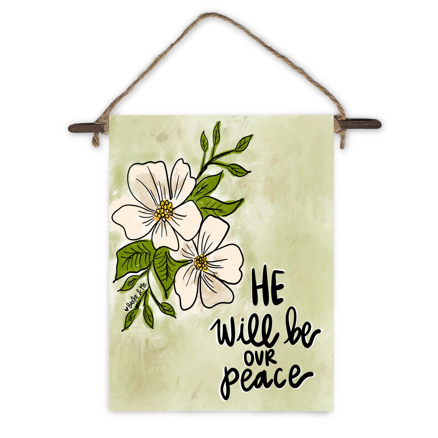Our Peace Mini Wall Hanging