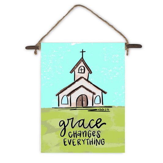 Grace Changes Everything Mini Wall Hanging