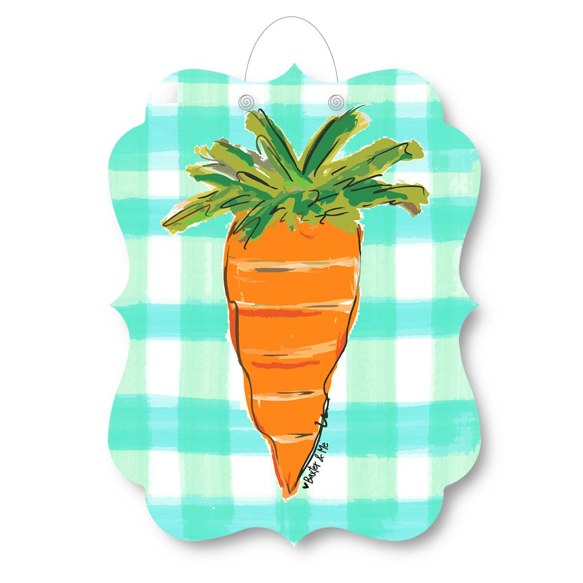 Carrot Door Hanger