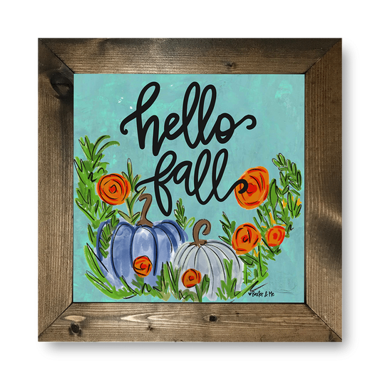 Hello Fall - Framed Art