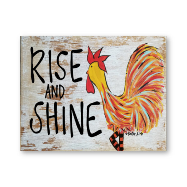 Rise & Shine - Wrapped Canvas, 8" x 10"