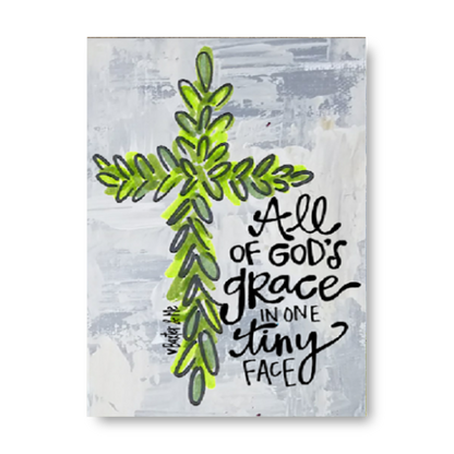 All Of God's Grace - Wrapped Canvas
