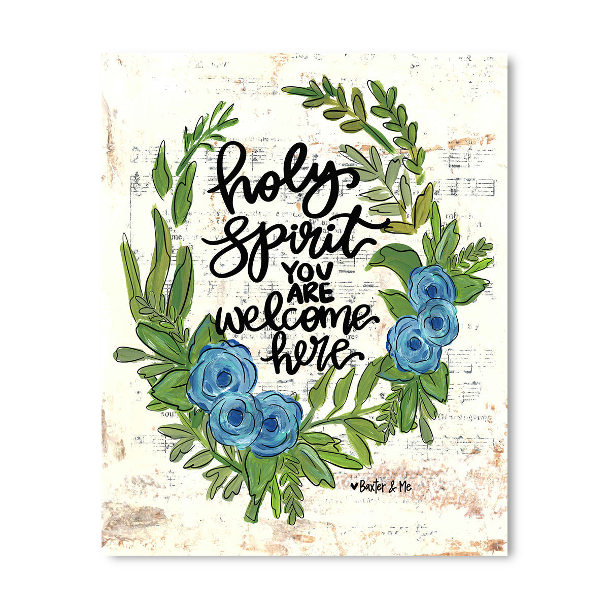 Holy Spirit Wrapped Canvas
