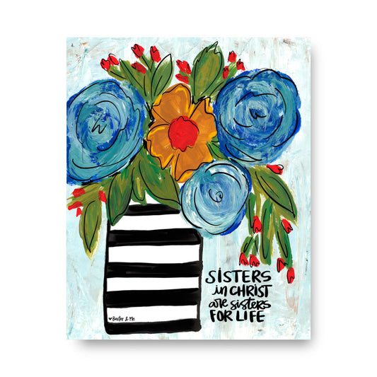 Sisters in Christ Wrapped Canvas