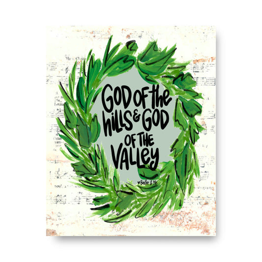 Hills & Valleys Wrapped Canvas
