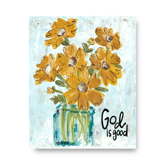God is Good Wrapped Canvas