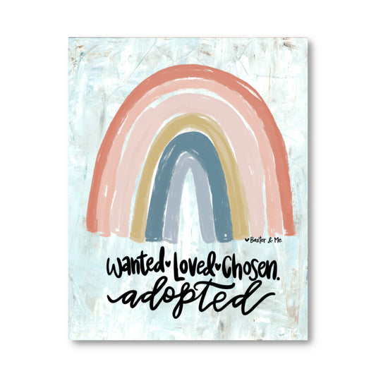 Adoption Wrapped Canvas