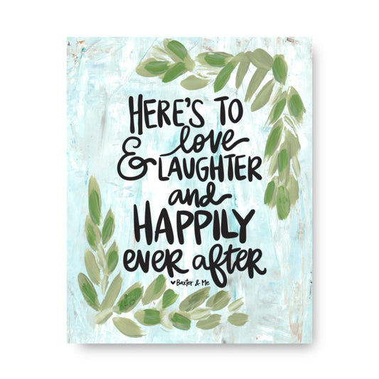 Happily Ever After Wrapped Canvas