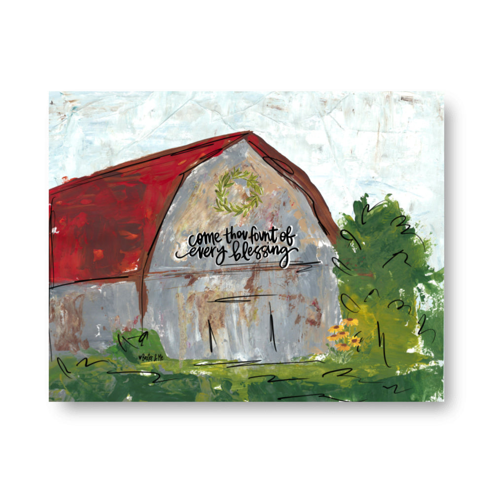 Every Blessing Barn Wrapped Canvas