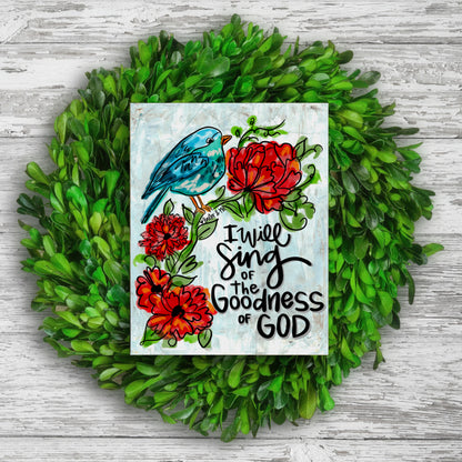 Goodness of God Wrapped Canvas