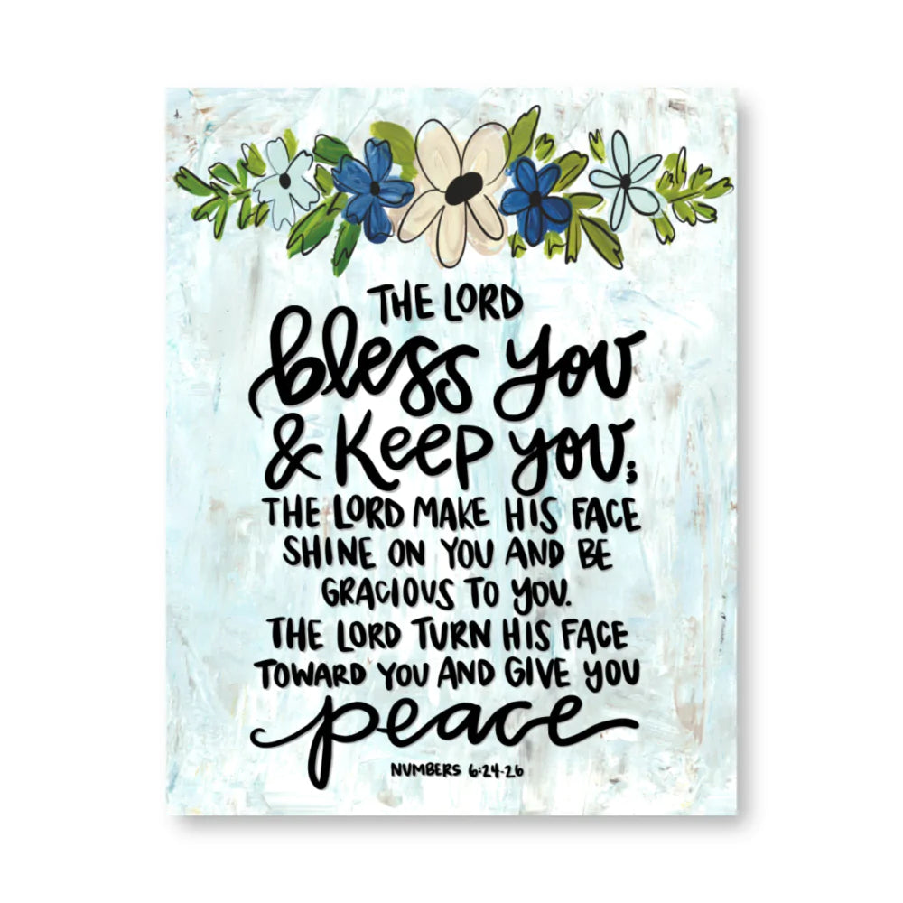 The Lord Bless You Wrapped Canvas