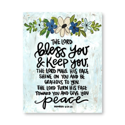 The Lord Bless You Wrapped Canvas