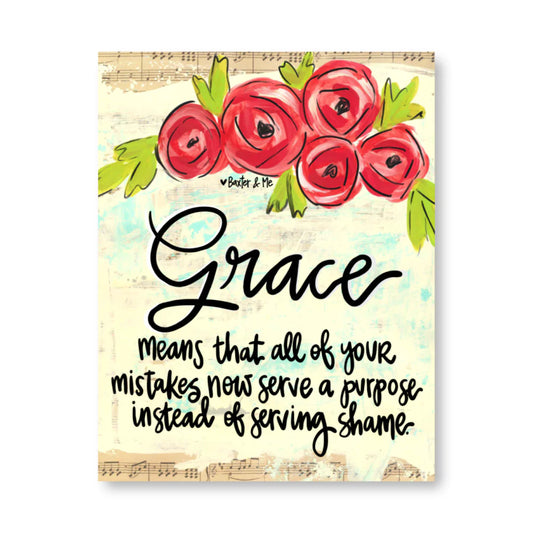 Grace Wrapped Canvas