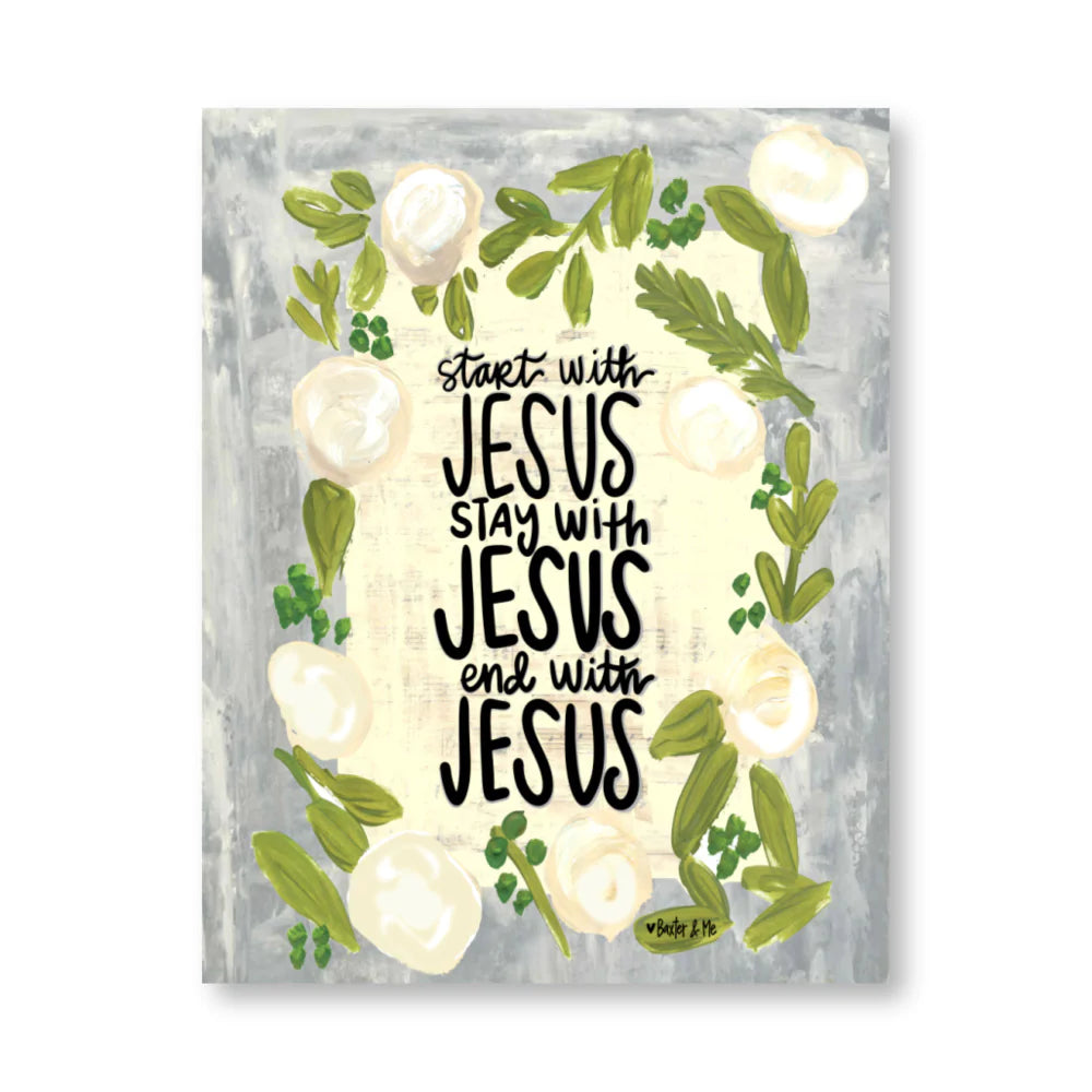 Jesus Jesus Jesus Wrapped Canvas