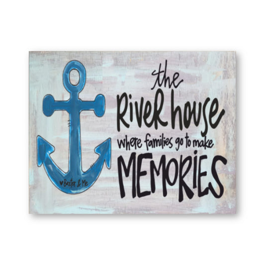 River House Memories - Wrapped Canvas