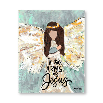 In the Arms of Jesus Wrapped Canvas