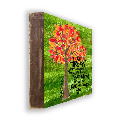 Trees (Let Things Go) - Wrapped Canvas