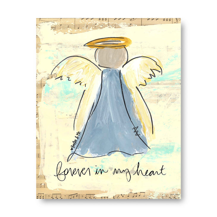 Forever In My Heart - Wrapped Canvas