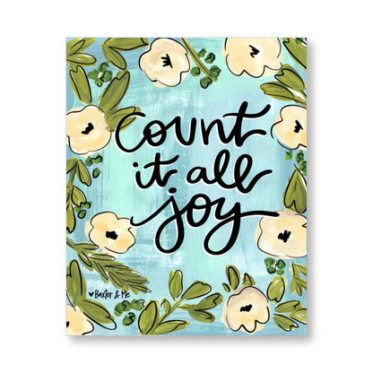 Count it All Joy Wrapped Canvas