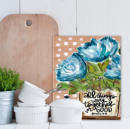 All Things Work Together Wrapped Canvas