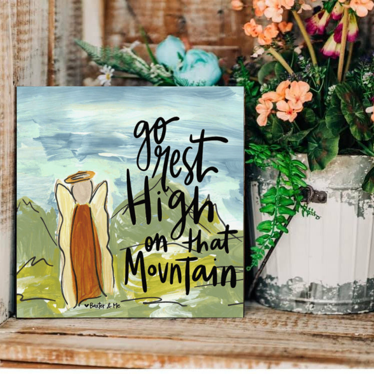 Go Rest High - Wrapped Canvas