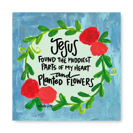 Muddiest Parts Wrapped Canvas