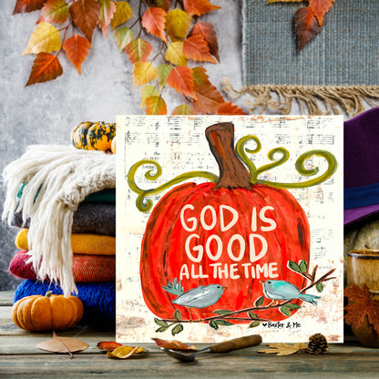 God is Good All the Time Wrapped Canvas