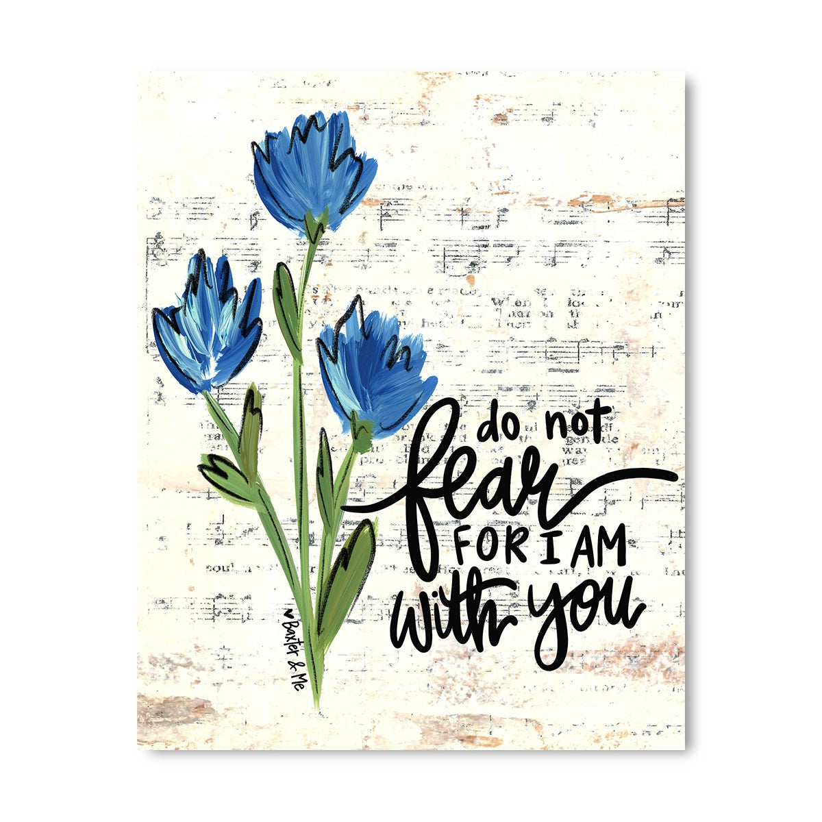 Do Not Fear I am with You - Wrapped Canvas, 8" x 10"