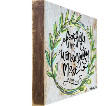 Fearfully & Wonderfully Made - Wrapped Canvas