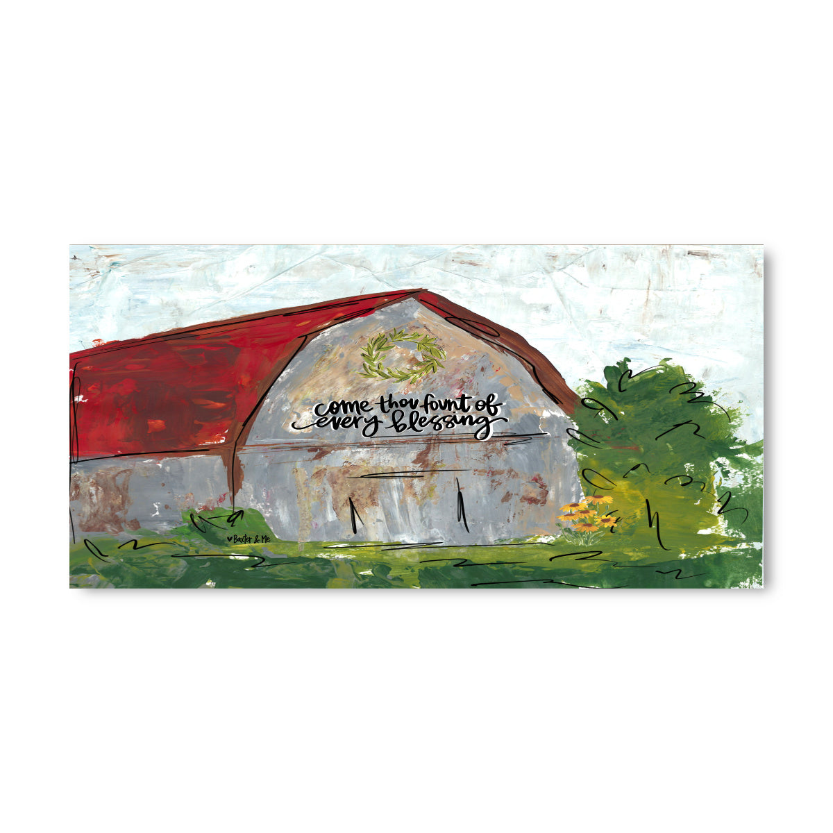 Every Blessing Barn Wrapped Canvas