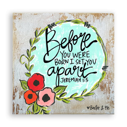 Before You Were Born (Girl) - Wrapped Canvas