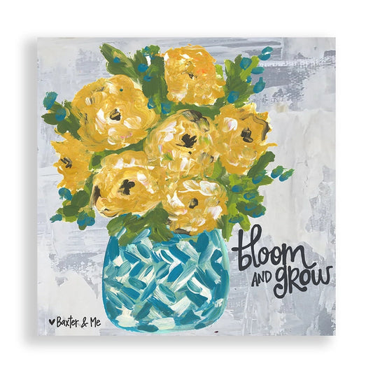 Bloom & Grow - Wrapped Canvas