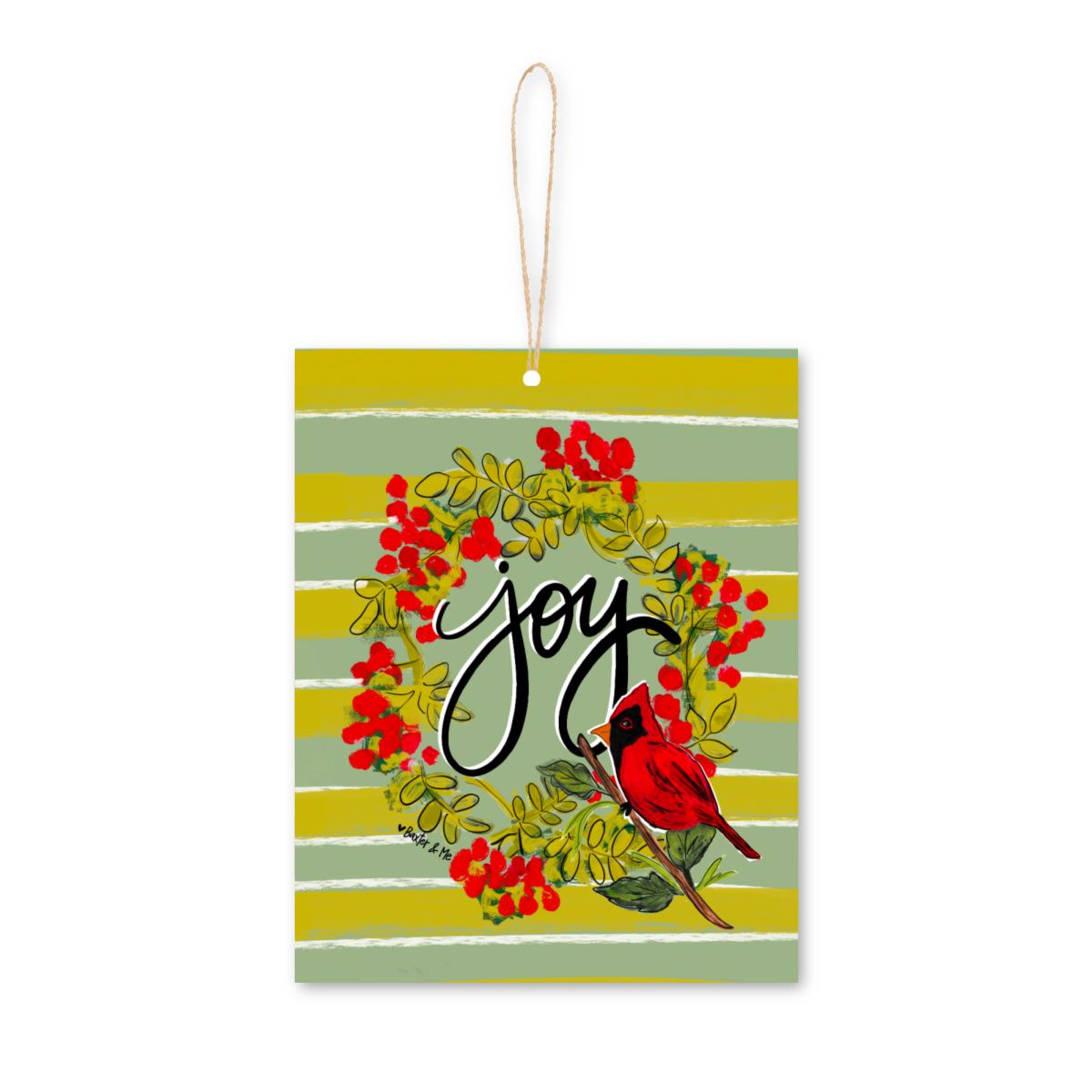 Joy Cardinal Ornament