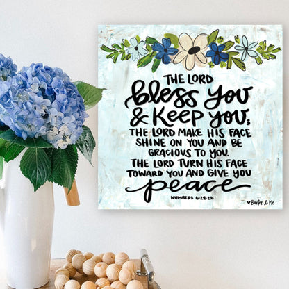 The Lord Bless You Wrapped Canvas