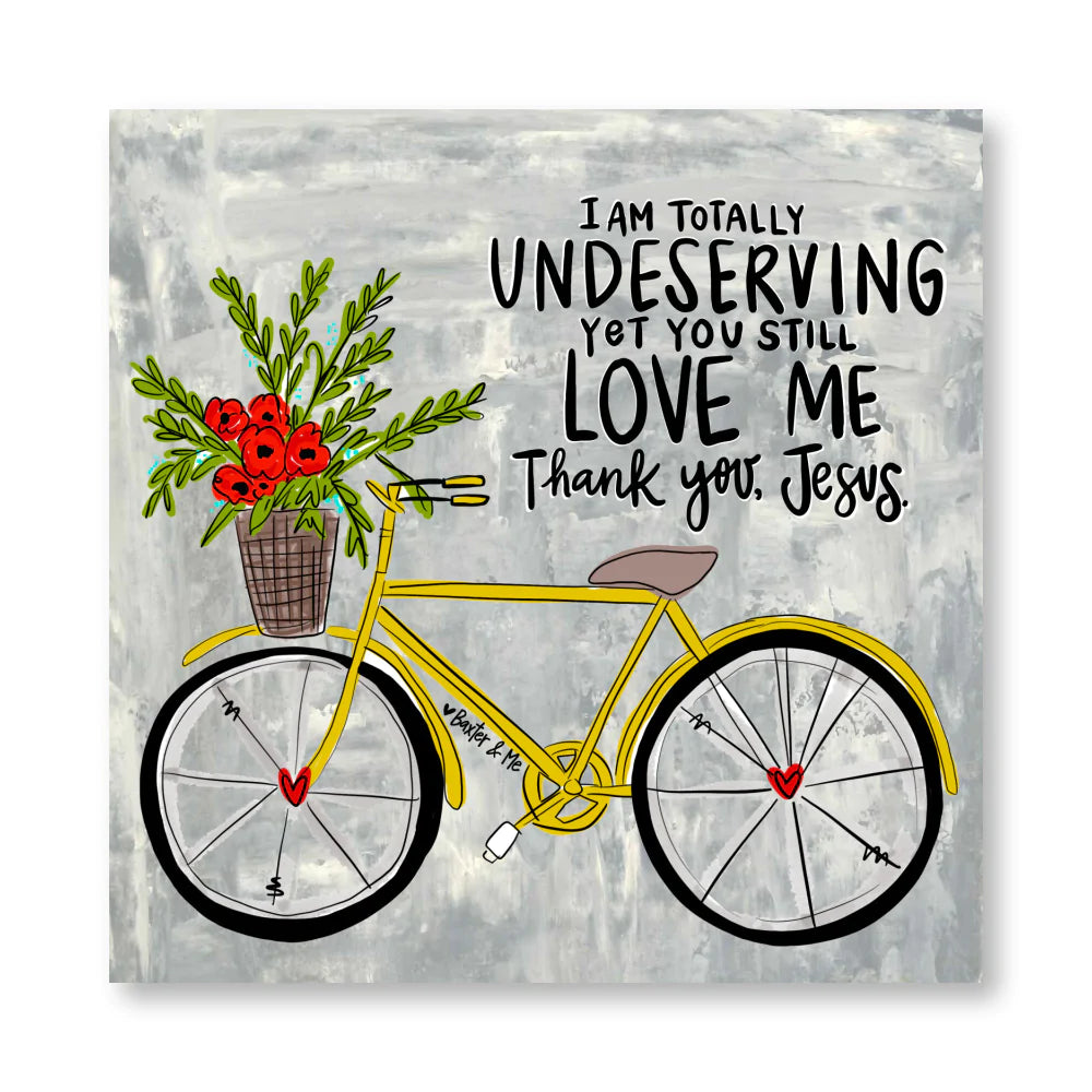 Undeserving Wrapped Canvas