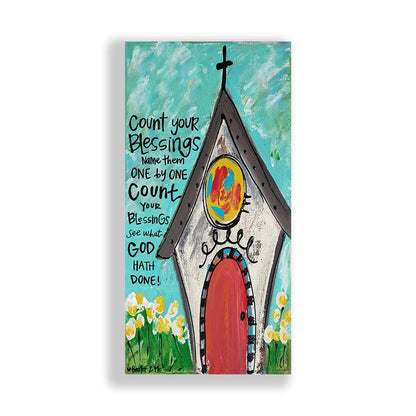 Count Your Blessings - Wrapped Canvas